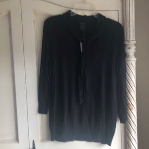 NWT Ann Taylor light weight sweater with tie and 3/4 sleeves..great buy!